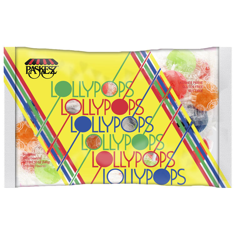 Paskez Lollypops 12oz Fam. Bag 1 24 x 340 gr.