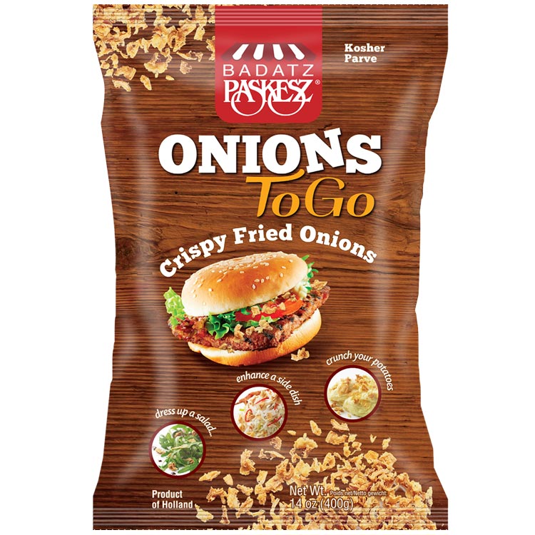 Paskez Onions To Go Bags 400 gr.