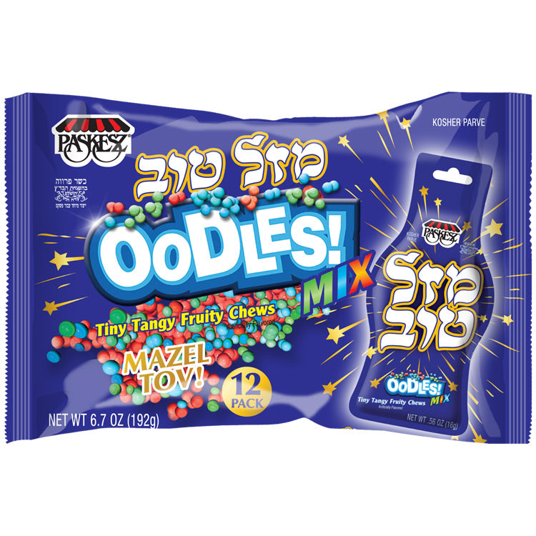Paskez Oodles Mazal Tov Blue Fam. Bag 12 x 16 gr.
