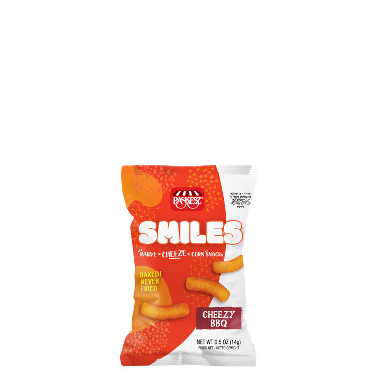 Paskez Smiles Cheeze Snack BBQ small 14 gr.