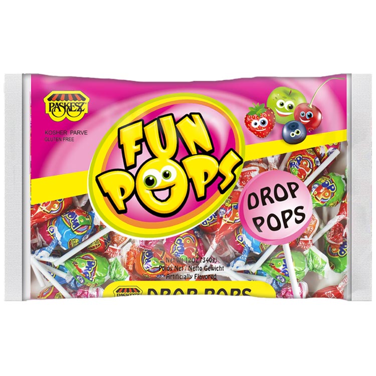 Paskez Drop Pops 12 oz Fam. Bag 12397 340 gr.